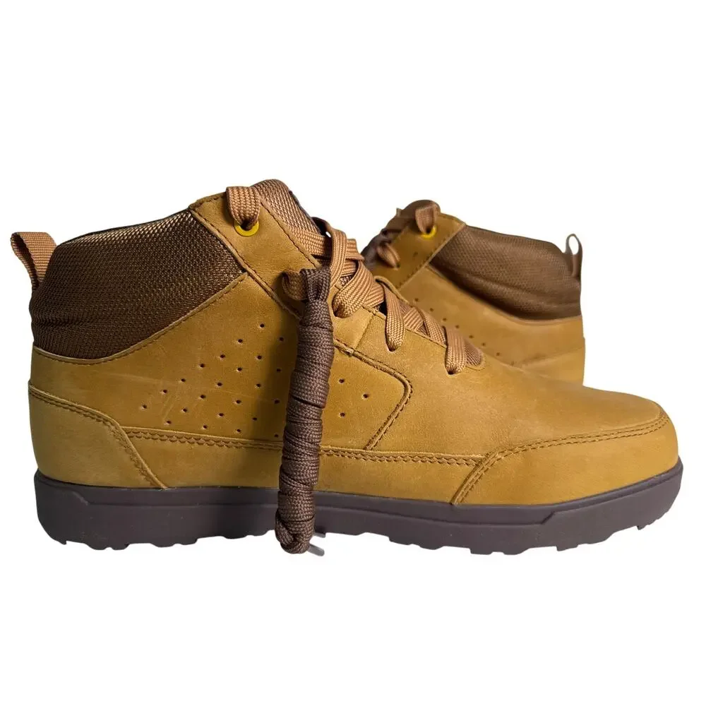 Forsake Mason Mid‎ Casual Sneaker Boot Shoes Men's 10 Tan Leather Waterproof